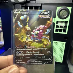 Hoopa V GG53/GG70 Crown Zenith Holo Rare V Full Art Pokemon Card NM - Image 1