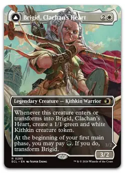 Brigid, Clachan's Heart (Borderless) #285 (NM) Lorwyn Eclipsed ECL Magic MTG - Image 1