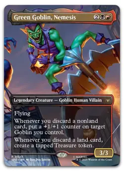 Green Goblin, Nemesis (Borderless) #23 (NM) Spider-Man SPE Magic MTG - Image 1