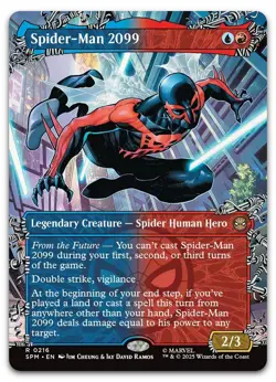 Spider-Man 2099 (0216) (Borderless) #216 (NM) Spider-Man SPM Magic MTG - Image 1