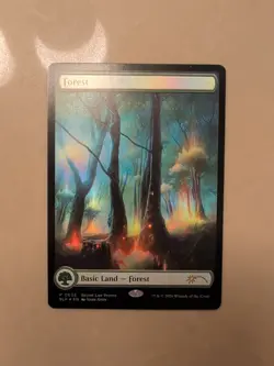 MTG Forest (0035) *Foil* MagicCon Secret Lair Lotus Land MT/NM John Avon - Image 1