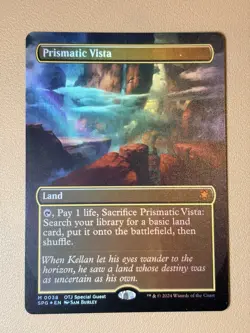 Prismatic vista - borderless - Foil - English - MTG Special guest - Image 1