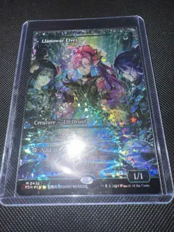 Llanowar Elves Showcase (Fracture Foil) Foundations (FDN) MTG 0439 Mythic - Image 1