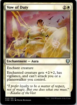Magic: The Gathering Enchantment Vow of Duty Uncommon Regular - Image 1