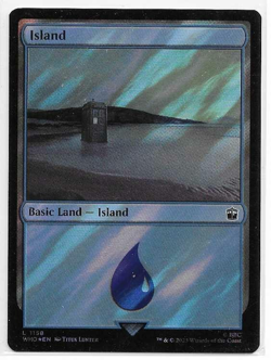 Island (1158) (Surge Foil) - Universes Beyond: Doctor Who MTG - Image 1