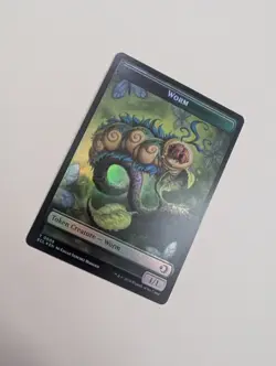MTG - Merfolk 0008/Worm 0009 Token (Foil) - Lorwyn Eclipsed NM/M Condition - Image 3