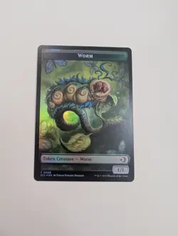MTG - Merfolk 0008/Worm 0009 Token (Foil) - Lorwyn Eclipsed NM/M Condition - Image 4