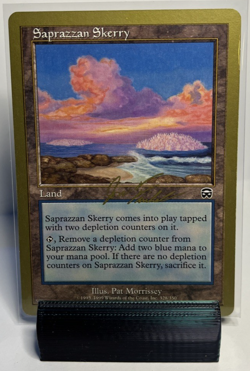 Saprazzan Skerry 328/350 Magic MTG Gold Border Championship Brussels 2000 - Image 1