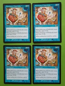 Magic the Gathering MTG Urza's Legacy DELUSIONS OF MEDIOCRITY X 4 LP/EX RARE! - Image 1