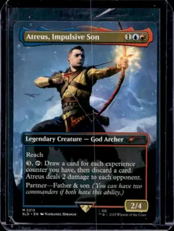 2025 Magic The Gathering MTG Secret Lair Drop Atreus Impulsive Son #2212 - Image 1