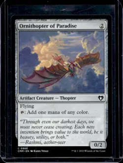 2023 Magic MTG Commander Masters Ornithopter Of Paradise Foil #0966 - Image 1