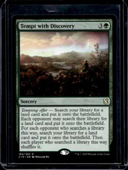 2019 Magic MTG Commander Tempt with Discovery Foil #183 - Image 1