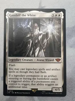Gandalf the White Universes Beyond LTR Mythic White Legendary Creature 19 NM … - Image 2