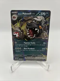 139/182 Arven's Mabosstiff ex Pokemon TCG Prize Pack Series 8 Stamped DRI - Image 1