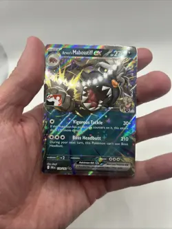 139/182 Arven's Mabosstiff ex Pokemon TCG Prize Pack Series 8 Stamped DRI - Image 4