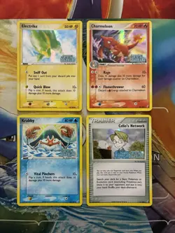 Vintage Pokemon Card Lot Reverse Holo Fire Crystal Guardian Charmeleon Krabby - Image 1