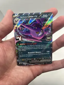 122/182 Team Rocket's Crobat ex Pokemon TCG Prize Pack Series 8 Stamped Destined - Image 3