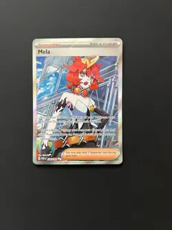 Mela 236/182 SV04: Pokemon Paradox Rift Holo Rare Trainer Mint - Image 1