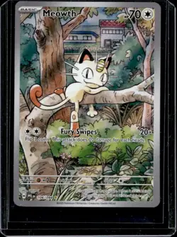 2025 Pokemon Phantasmal Flames Meowth Illustration Rare #106/094 - Image 1