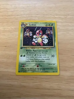 Pokemon Neo Genesis 1st Edition TCG 39/111 Ledian Non Holo - Image 2