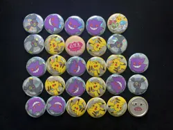 2025 Pokemon TCG S-Chinese Gem Pack Badge Pikachu Gengar Umbreon Lot*28 PC46 - Image 2