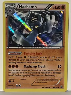 Machamp 46/111 XY Furious Fists Holo NM Pokemon Fast Ship - Image 1
