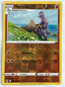 Machoke Reverse Holo 087/196 SWSH11: Lost Origin NM Pokemon Fast Ship - Image 1