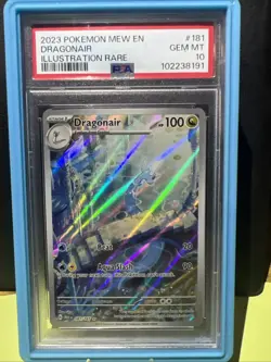 Dragonair Illustration Rare 181/165 Scarlet & Violet 151 Holo PSA 10 Pokemon - Image 1
