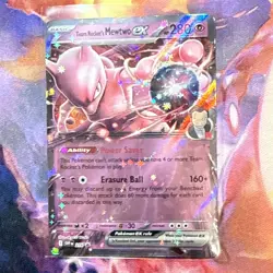 Pokemon TCG Team Rocket's Mewtwo ex SVP 216 Black Star Promo English NM - Image 1