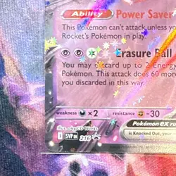 Pokemon TCG Team Rocket's Mewtwo ex SVP 216 Black Star Promo English NM - Image 2