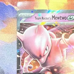 Pokemon TCG Team Rocket's Mewtwo ex SVP 216 Black Star Promo English NM - Image 3