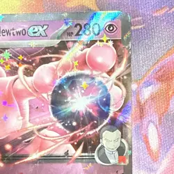 Pokemon TCG Team Rocket's Mewtwo ex SVP 216 Black Star Promo English NM - Image 4