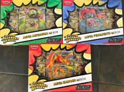 Pokemon - Ascended Heroes Mega Feraligatr / Meganium / Emboar ex -Lot of 3 total - Image 1
