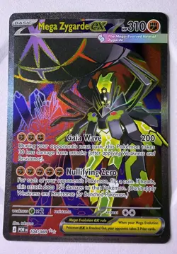 Pokemon - Mega Zygarde Ex 104/088 - Ultra Rare - Perfect Order NM Pack Fresh - Image 1