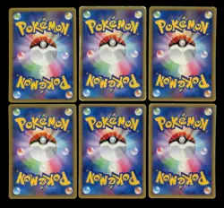 LOT (6) - Pokemon Japanese Yuka Morii ADV/PCG/DP Illustrations Common/Uncommon - Image 2