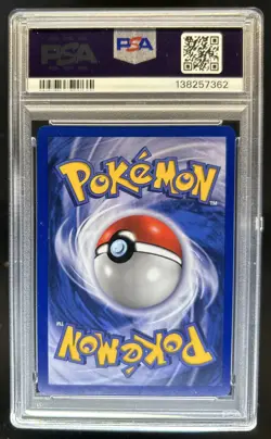 1999 Pokemon 1st Edition Machop German #52/102 PSA 8 - Image 2