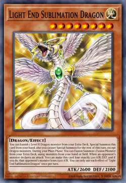 Light End Sublimation Dragon MP25-EN211 1st ED Yu-Gi-Oh! ULTRA RARE - Image 1