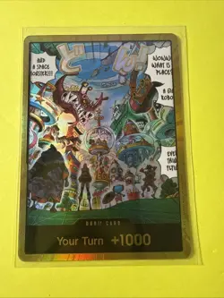 ONE PIECE TCG OP14 GOLD DON!! Card Egghead Island -The Azure Sea’s Seven English - Image 1