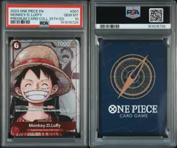 2023 One Piece Monkey D Luffy P-001 25th Anniversary Promo PSA 10 English - Image 3