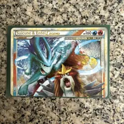 Pokemon Suicune & Entei Legend (Top) 94/95 Unleashed Holo | NM - Image 1