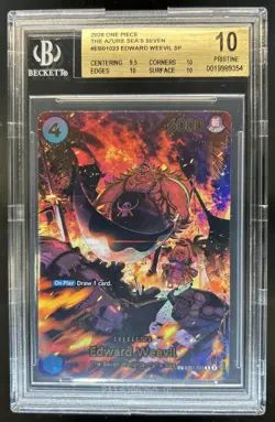 2026 One Piece Azure Seas Seven Edward Weevil Special Alt Art #EB01-023 BGS 10 - Image 1