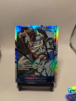 Bandai One Piece CCG Edward.Newgate Carrying on His Will OP13-042 Foil SR - Image 1