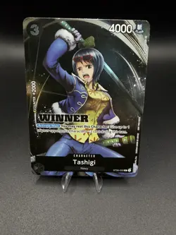 One Piece TCG Tashigi ST06-006 WINNER Promo Foil Winner Pack Vol 4 Navy NM - Image 1