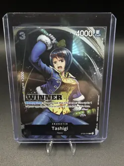 One Piece TCG Tashigi ST06-006 WINNER Promo Foil Winner Pack Vol 4 Navy NM - Image 3