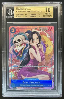 2025 One Piece Carrying On His Will Boa Hancock Rare Alt Art #OP13-051 BGS 10 - Image 1