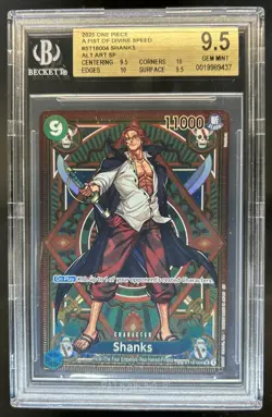 2025 One Piece Fist Of Devine Speed Shanks Special Alt Art #ST16-004 BGS 9.5 - Image 1