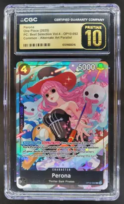 2025 ONE PIECE PERONA ALT ART OP10-092 CGC 10 PRISTINE A PT - Image 1