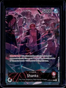 2024 One Piece Emperors in the New World Shanks Leader #OP09-001 - Image 1