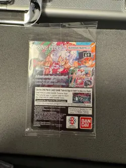 One Piece Monkey D. Luffy P-055 US Voyage College Basketball Promo English Seale - Image 2