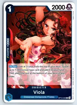 Viola OP15-040 One Piece Adventure on Kami's Island Rare Near Mint - Image 1